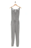 GO COUTURE SLEEVELESS DRAWSTRING WAIST JUMPSUIT