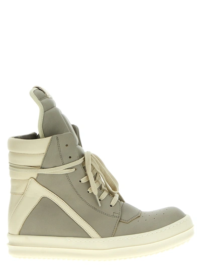 Rick Owens Geobasket Sneakers In Beige