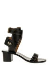 Isabel Marant Jaeryn Studded Leather Sandals In Black
