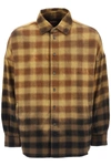 DIESEL DIESEL S-LIMO-PKT SHIRT WITH CHECK PATTERN