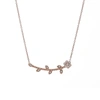 ARIANA RABBANI FLOWER & DIAMOND NECKLACE ROSE GOLD