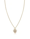 Ariana Rabbani Diamond & Blue Sapphire Hamsa Necklace Yellow In Yellow