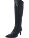 Sarto Franco Sarto Daytona Womens Faux Leather Heels Knee-high Boots In Black