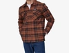PATAGONIA INSULATED ORGANIC COTTON MIDWEIGHT FJORD FLANNEL SHIRT IN BURL RED