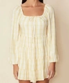 Faithfull The Brand Naline Mini Dress In Hamptons Check Print In Multi
