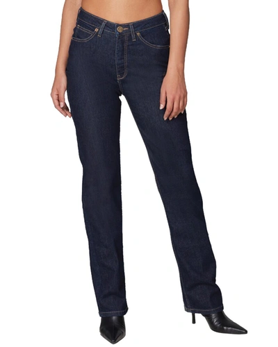 Lola Jeans Women's Denver-drb High Rise Straight Jeans In Blue