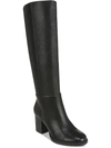 ZODIAC RIONA WOMENS FAUX LEATHER TALL KNEE-HIGH BOOTS