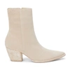 Matisse Caty Western Pointed Toe Bootie In White