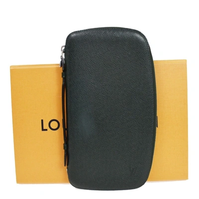 Pre-owned Louis Vuitton Organizer Leather Wallet () In Black