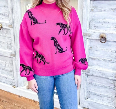 Melissa Nepton Leo Sweater In Fuchsia In Pink