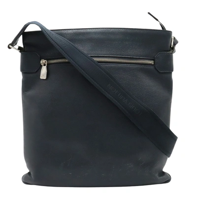 Pre-owned Louis Vuitton Messenger Leather Shopper Bag () In Black