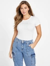 Guess Factory Preston Logo Top In White