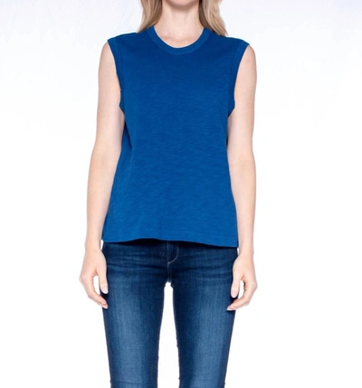 Wilt Slim Fit Sleeveless Shell Top In Royal Navy In Blue