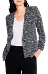 Nic + Zoe Starry Sky Knit Jacket In Black Multi In Black Multi
