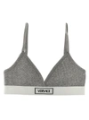 Versace Bralette A Coste Con Logo 90s Vintage