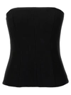 Monot Strapless Crepe Bustier Top