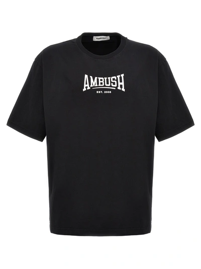 Ambush Logo-print Organic-cotton T-shirt In Black
