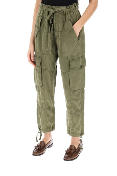 Polo Ralph Lauren Drawstring Cargo Tapered Trousers In Khaki