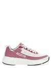 TWINSET STRETCH KNIT SNEAKERS FUCHSIA