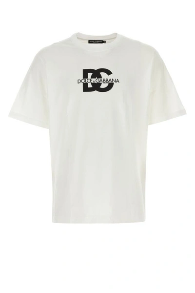 Dolce & Gabbana Man White Cotton T-shirt