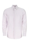Fendi Silk Shirt With Micro Ff Karligraphy Pattern In Multicolor