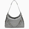 GIVENCHY GIVENCHY MEDIUM VOYOU BAG IN LIGHT GREY LEATHER WOMEN