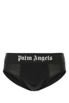 PALM ANGELS PALM ANGELS MAN BLACK STRETCH COTTON BRIEF SET