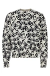 PALM ANGELS PALM ANGELS MAN PRINTED NYLON BLEND SWEATER