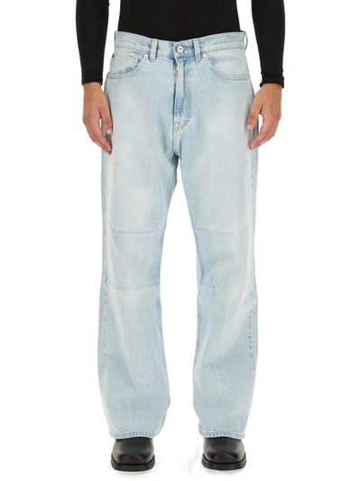 Our Legacy Blue Third Cut Wide-leg Jeans