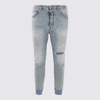 Dsquared2 Blue Cotton Denim Jacket In Blue