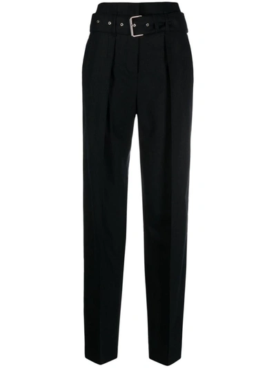 Iro Belted Tailored Trousers In Black