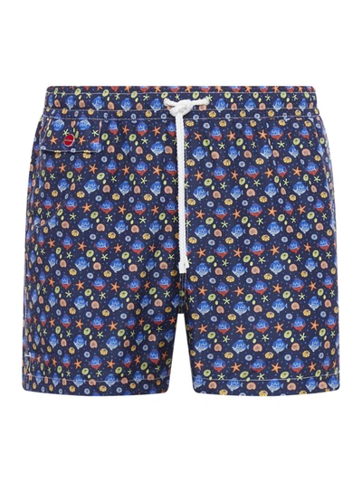 Kiton Swim Shorts Swimwear In Undefined