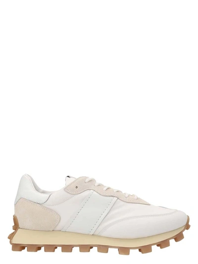 Tod's Sneakers In Smooth Leather And Suede In Blanco