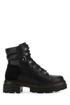 Tory Burch Lug Miller Leather Boots In Black