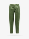 Incotex High Comfort Cotton Trouser In Green