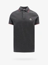 Moncler Polo Shirt In Grey