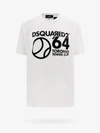 Dsquared2 Dsquared White Cotton Oversize T Shirt In White