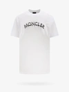 Moncler Logo Cotton Graphic T-shirt In White