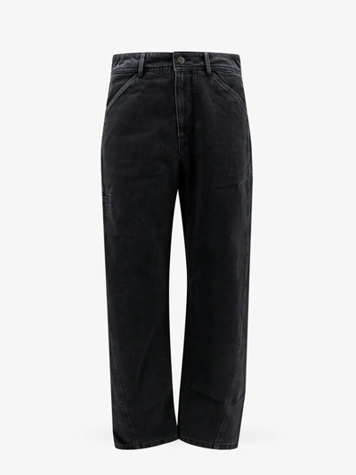 Lemaire Twisted Straight Leg Jeans In Black