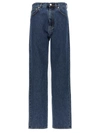 Loulou Studio Straight Leg Jeans In Blue