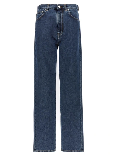 Loulou Studio Straight Leg Jeans In Blue