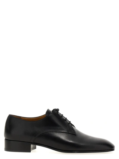 The Row Kay Leather Oxford In Black