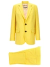 Dsquared2 Yellow Rod Suit Set In Yellow