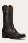 The Frye Company Frye Grady Vintage Stitch Western Boots In Chocolate