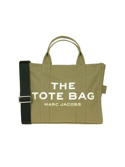 Marc Jacobs The Small Traveler Tote Bag In Slate Green (khaki)
