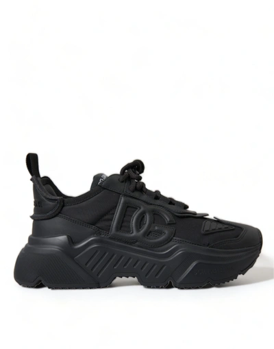 Dolce & Gabbana Black Daymaster Sneakers In 80999 Nero