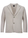 GRAN SASSO GREY WOOL TWO BUTTONS JACKET