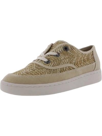 Zodiac Cheezburger Womens Padded Insole Canvas Casual And Fashion Sneakers In Beige
