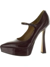 Sam Edelman Arie Womens Patent Pointed Toe Platform Heels In Multi