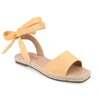 Journee Collection Journee Emelie Ballerina Sandal In Orange